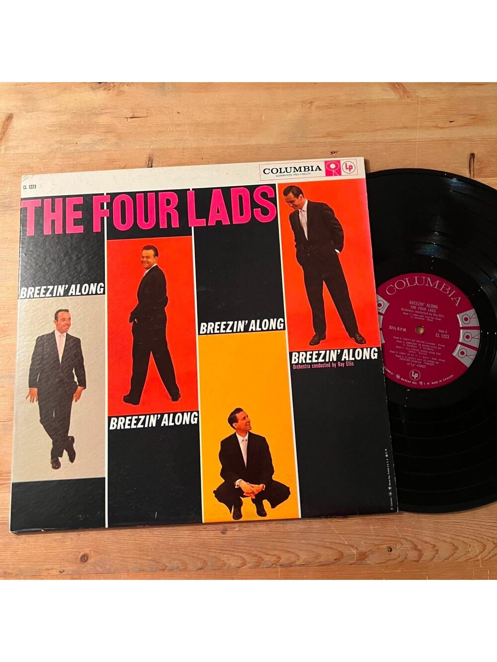 The Four Lads - Breezin' Along 33rpm VG+ VR21